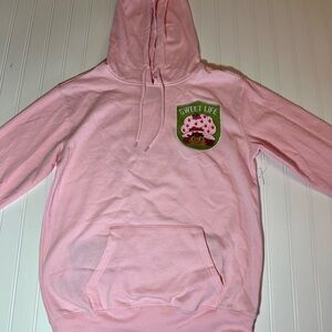 Strawberry Shortcake Pink Sweet Life Cozy Pink Hoodie Size Small